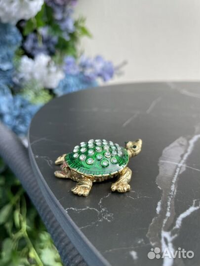 Статуэтка шкатулка черепаха