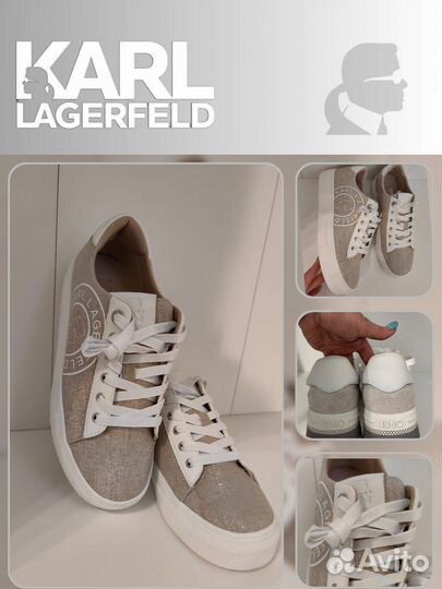 Новые оригинальные кеды Karl Lagerfield