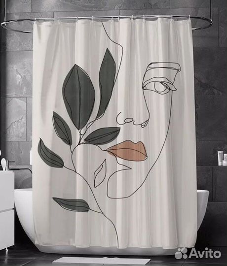 Штора для ванной