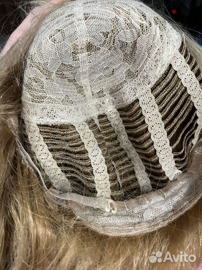 Парик на сетке из натуральный волос новый