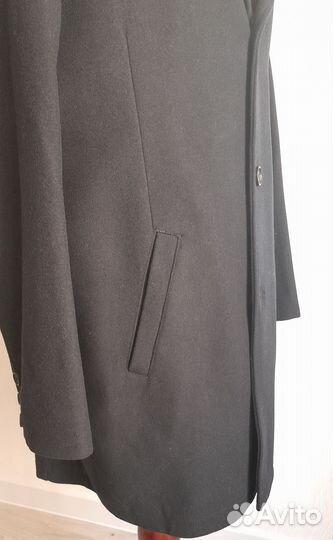 Пальто классическое синее Ostin XXL