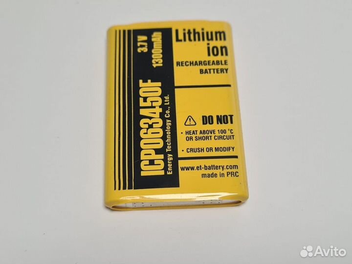 Аккумулятор ET ICP063450F (призматический Li-Ion)