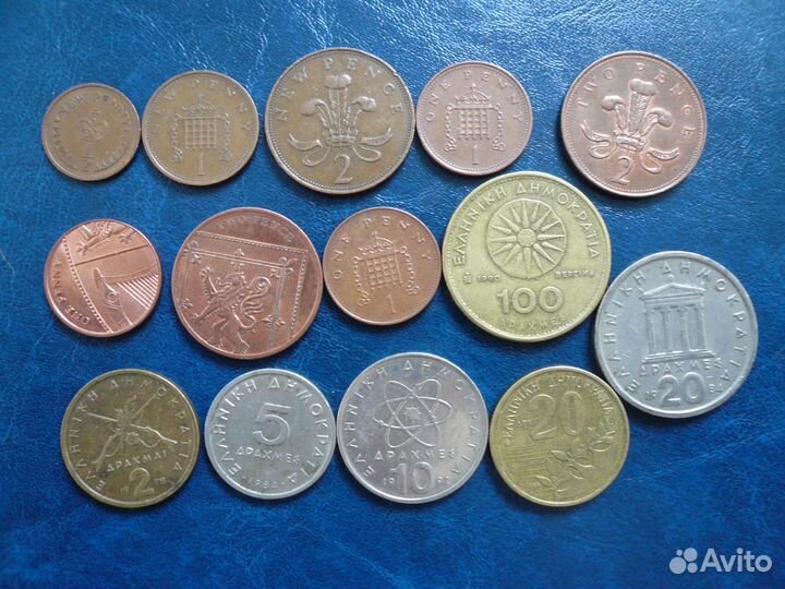 Монеты.Европа.Азия и др. обмен