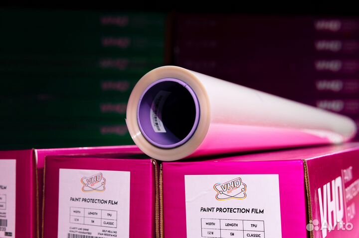 Полиуретановая пленка для авто VHQ PPF Clear 1.52*1м 210мкм