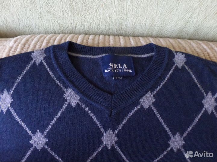 Новый шерстяной джемпер. Р. 134