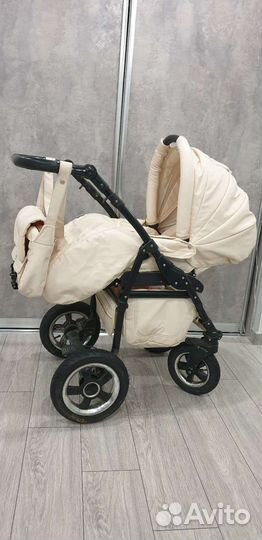 Коляска 2 в 1 adamex Nitro эко-кожа