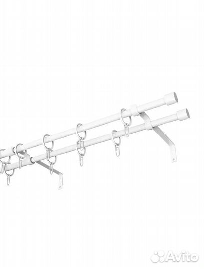 Карнизы для штор двухрядный