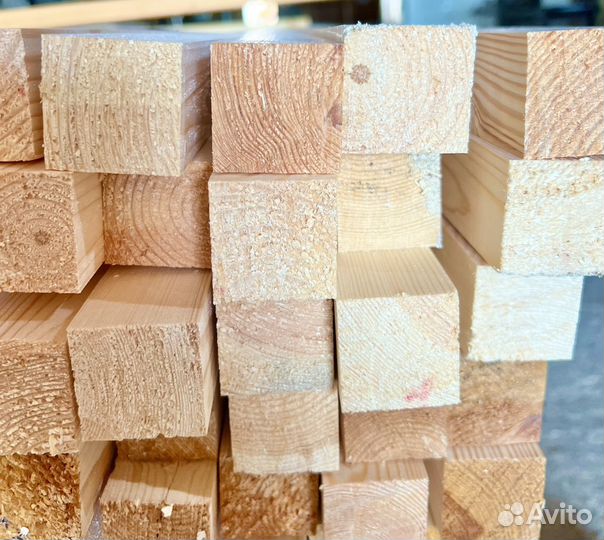 Брусок сухой строганный 40х40 3 метра