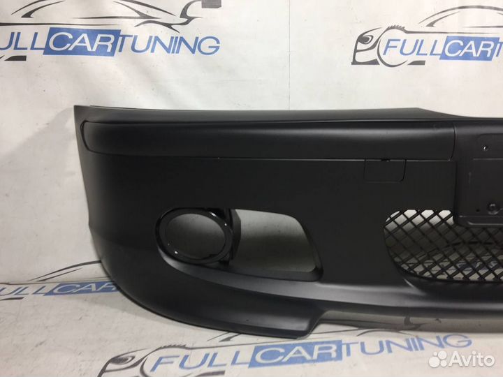 Передний бампер BMW E46, М пакет в сборе