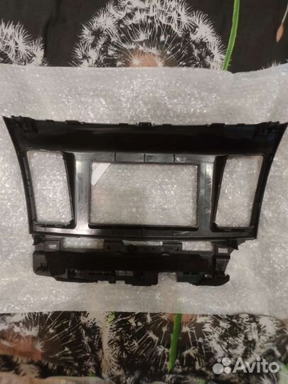 Переходная рамка 2din на лансер 10.черная