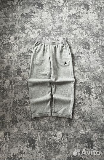 Nike Air Jordan wide leg trousers l-xl mini logo