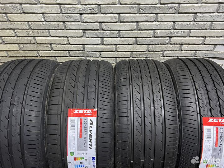 Zeta Alventi 245/40 R18 и 265/35 R18 97Y