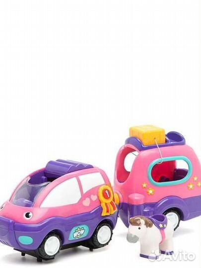 Игрушка автобус фургон с лошадью Wow