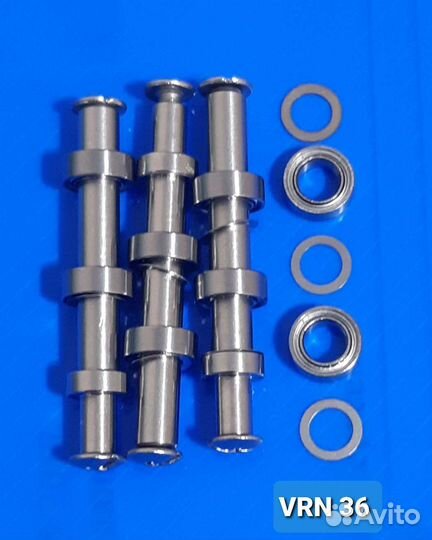 Ось из нержавейки + подшипники для кноба Daiwa