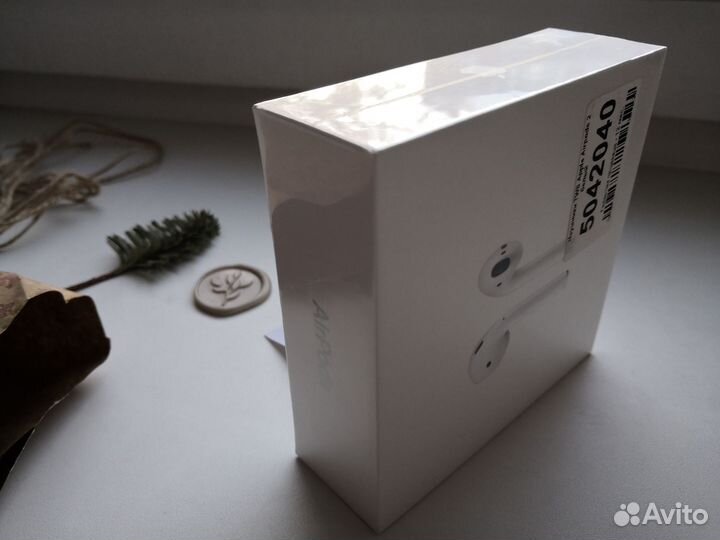 Наушники Apple Airpods 2 комплект оригинал новые