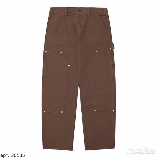 Джинсы Carhartt коричневого цвета