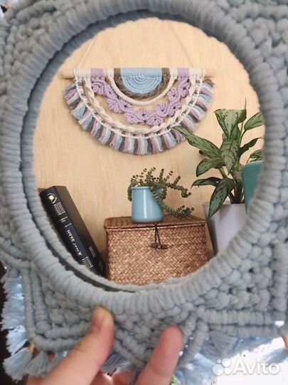 Настенное макраме панно