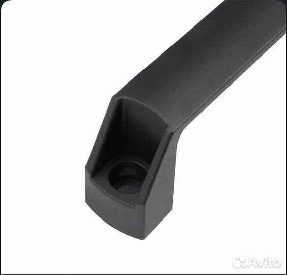 Ручка-скоба универсальная из черного ABS пластика