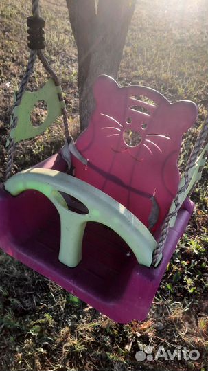 Качели детские подвесные уличные