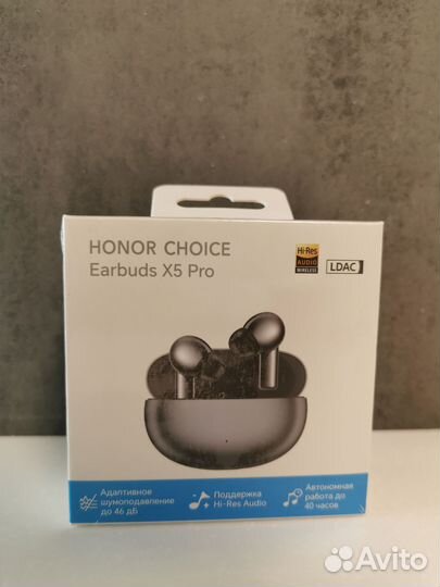 Honor Choice Earbuds X5 Pro Grey, новые
