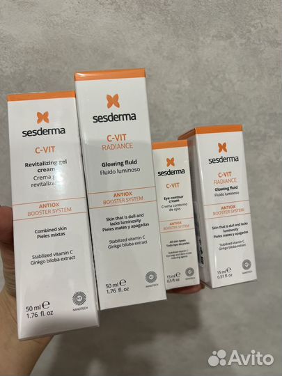 Крем флюид гель sesretinal samay C VIT sesderma