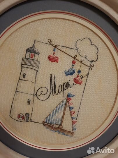 Детская метрика вышивка