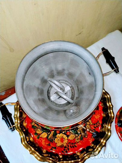 Самовар,Тула, Ручная роспись