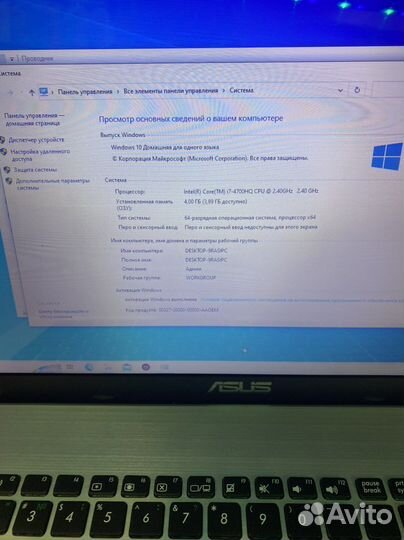 Asus k750j игровой ноутбук