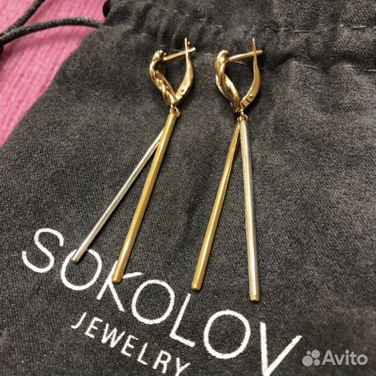 Серьги sokolov