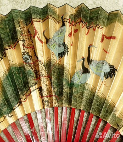 Веер большой настенный 100 см