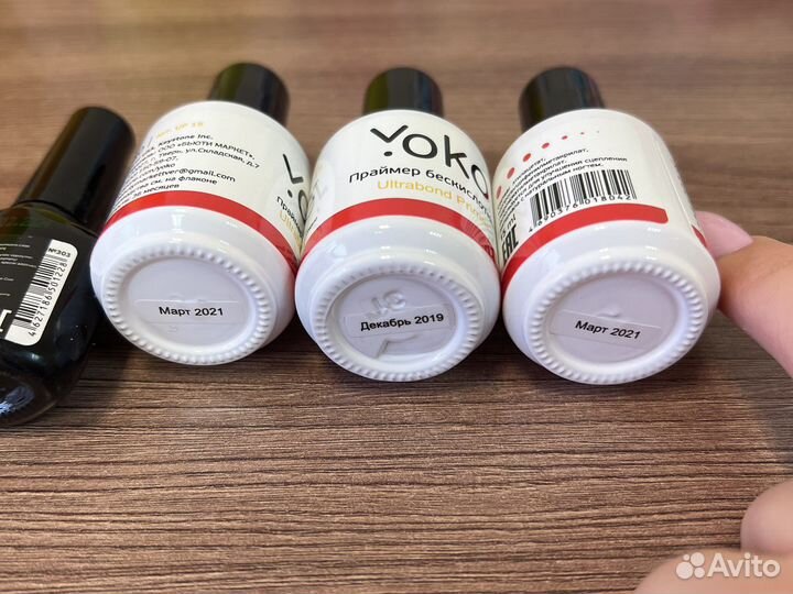 Топ для гель лака, праймер бескислотный