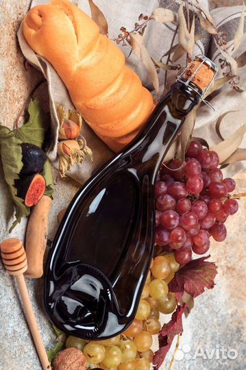 Декоративная тарелка-бутылка