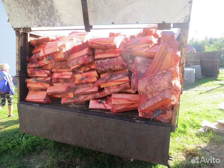 Дрова, Эконом-дрова, В сетках в Лаголово