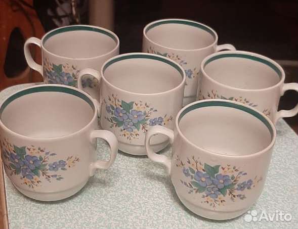 Чайные кружки 6 штук
