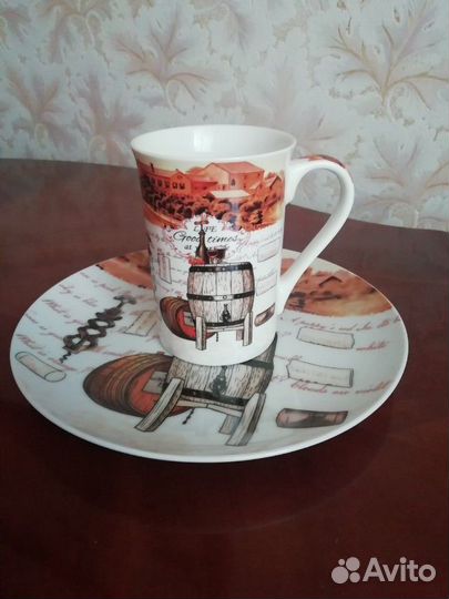 Чашка и тарелка