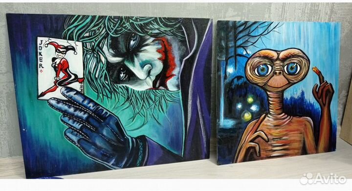 Картина холст акрил