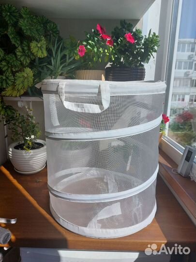 Большая складная корзина Икея, 44 см на 50 см