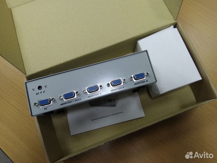 Разветвители видеосигнала на 4 монитора