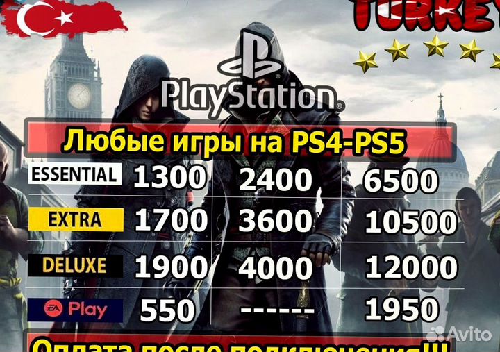 Подписка PS Plus /Турция/Украина/ Gravity Rush 2