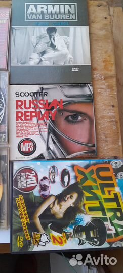 Музыкальные cd диски б/у