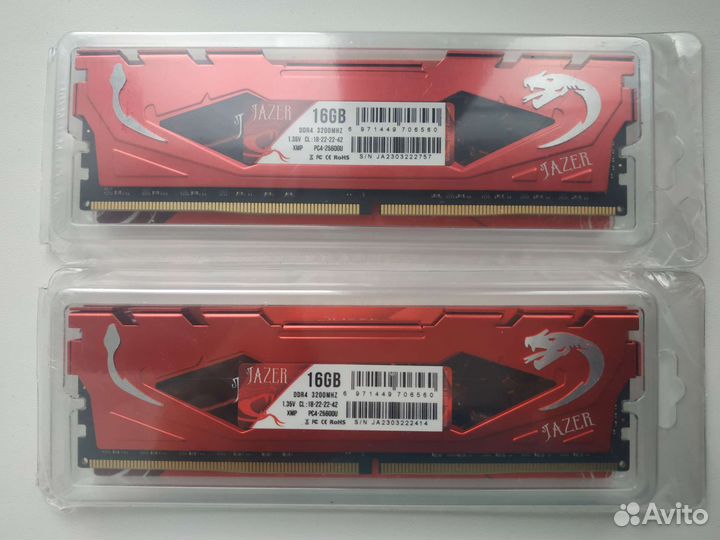 Новая DDR4 32Gb (2*16Gb)
