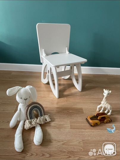 Детский стол и стул из дерева новые