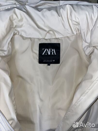 Зимний пуховик zara