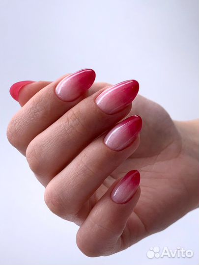 Маникюр гель лак Наращивание ногтей