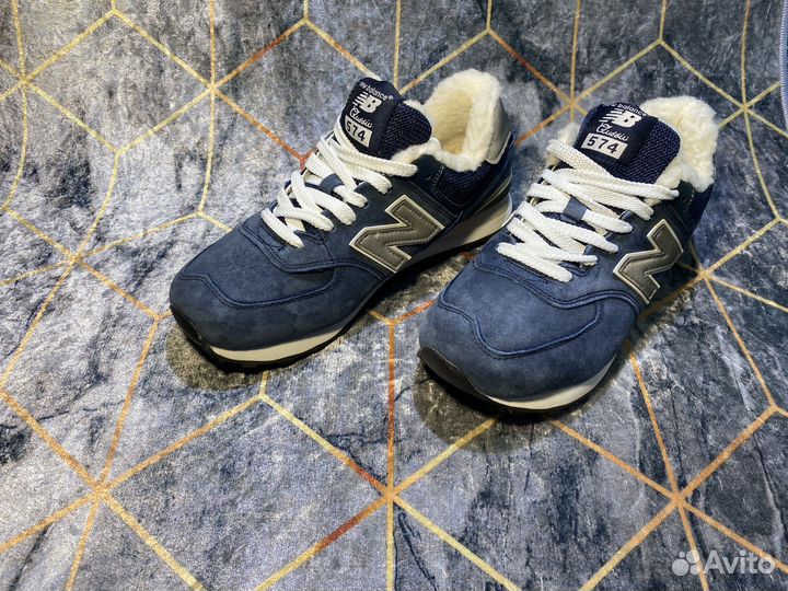 Кроссовки женские New balance 574 (36-41) зимние