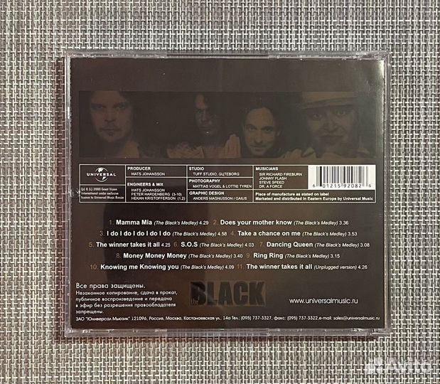 The Black Sweden - Gold CD Rus