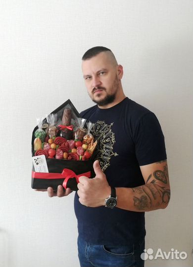 Съедобный мужской букет