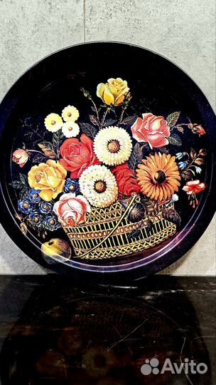 Поднос металлический большой