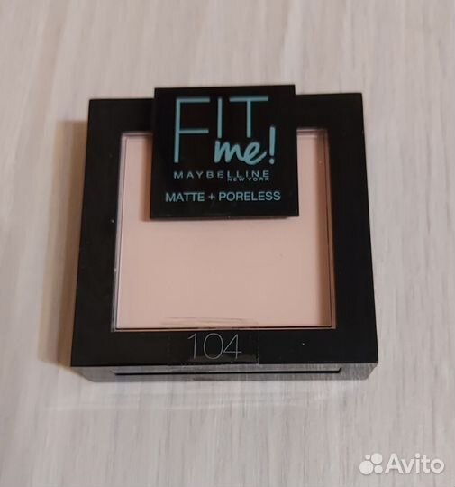 Пудра Maybelline fit me тон 104