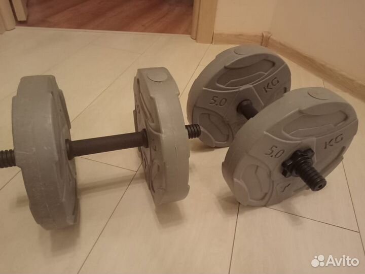 Гантели разборные